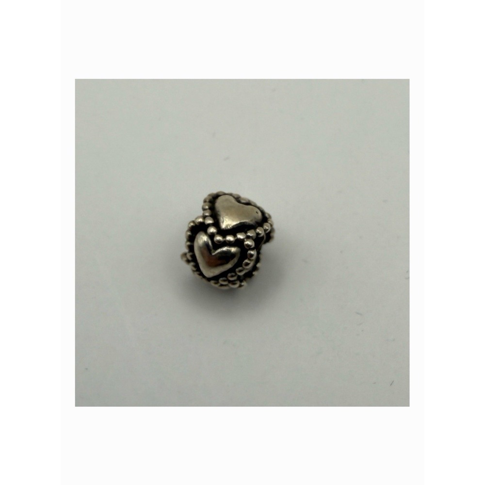 Authentic PANDORA Everlasting Love "Hearts .925 Sterling Silver ALE Charm/Bead